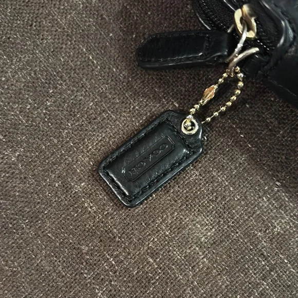 Coach Black Leather Wristlet - Picture 2 of 5